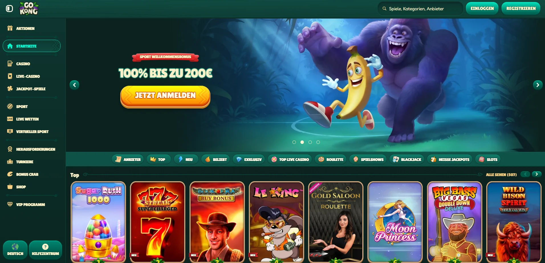 GoKong Casino Überblick